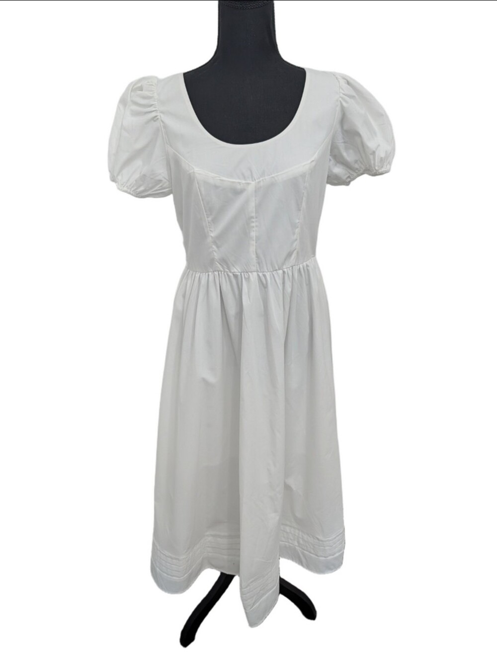 NWT The Workshop All-White Modern Prairie Dress